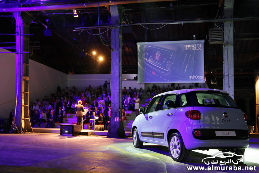 فيات 500 2013 الجديدة متعددة المهام الصغيرة صور واسعار ومواصفات من حفل التدشين Fiat 500L 2013 35